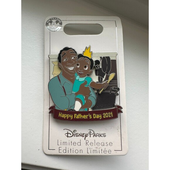Disney Parks Happy Father's Day 2021 Tiana Pin Limited Release, New - Picture 1 of 1